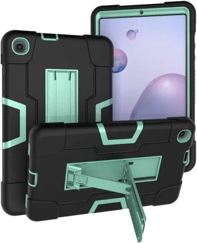 Vista 12 de Funda para Samsung Galaxy Tab A 8.4 2020, resistente policarbonato duro de silicona suave a prueba de golpes, resistente funda protectora de alto
