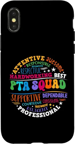 Vista 5 de iPhone 16 Parents Teacher Association Team Supporter PTA Squad Case