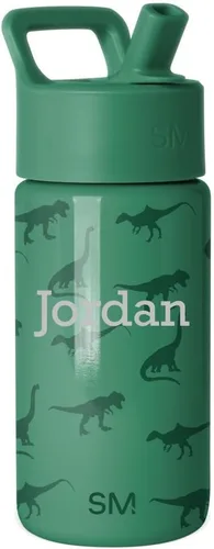 Vista 16 de Simple Modern - Botella de agua para niños y vaso para niños pequeños, 14 onzas, lazos Insulated Stainless Steel Toddler Water Bottle, Kids