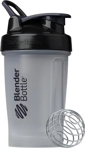 Vista 37 de [Usado] BlenderBottle Classic V2 - Botella mezcladora perfecta para batidos de proteínas y preentrenamiento, 20 onzas, color negro