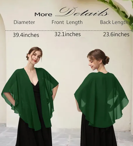 Vista 4 de Chales y envolturas de gasa para mujer, bufanda transparente para vestidos de noche, accesorios de salida de baño