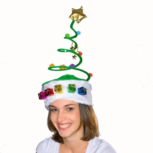 Vista 2 de Sombrero de primavera de bobina de árbol de Navidad