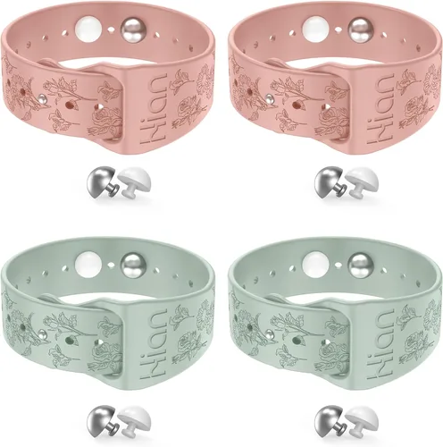 Vista 14 de Pulseras de mareo por movimiento, para adultos, niños y mujeres embarazadas, pulseras de acupresión antináuseas para automóvil, mar, aire, crucero