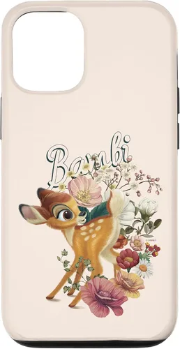 Vista 26 de Funda con logotipo de retrato floral Bambi para iPhone 16 Disney