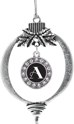 Vista 335 de Inspired Silver - Adorno de cromosoma 21 con dije de círculo de plata con joyas de circonita cúbica
