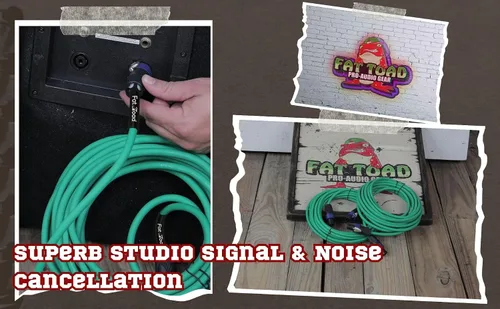 Vista 9 de Fat Toad Cables Speakon de 25 pies (Serie Twist-LockPRO), paquete de 2 cables de audio de cable verde de 12 AWG con conectores para cabina de DJ
