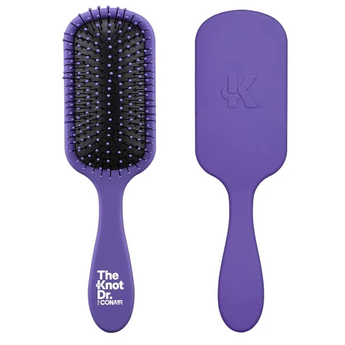 Vista 9 de The Knot Dr. hair brush by Conair - Cepillo desenredante - Elimina nudos y enredos en cabello húmedo o seco - Cepillos para el cabello para mujer