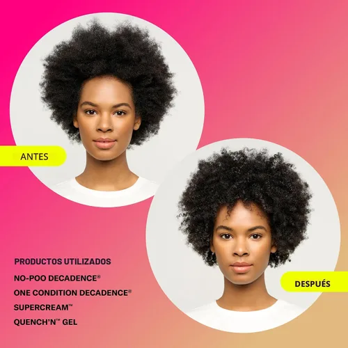 Vista 5 de DevaCurl Quench'n Define Gel Strong Hold Non-Crunch Styler Lasts up to 7 Days Locks & Moisturizes Curls Enhances Shine