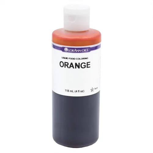 Vista 4 de LorAnn Color alimenticio líquido marrón, botella exprimible de 1 onza