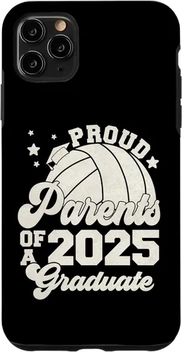 Vista 13 de iPhone 16 Parents of a 2025 Graduate Senior Graduation Volleyball Case