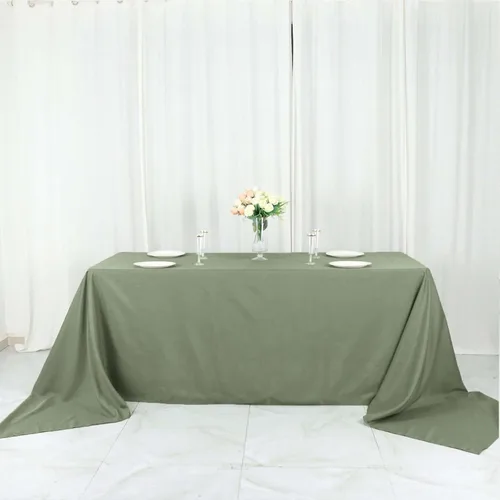 Vista 123 de Efavormart - Mantel rectangular, 60 x 102 pulgadas, resistente a las manchas y a las arrugas, lavable, mantel decorativo oblongo de tela de Amatista