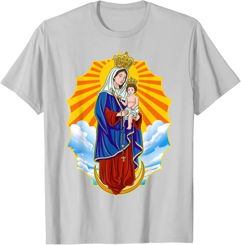 Vista 51 de Chinita Chiquinquira Venezuela Maracaibo Virgen Chiquinquira Chinita Zulia Camiseta negra
