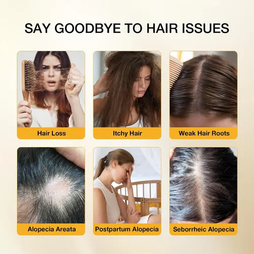 Vista 5 de Champú profesional para restaurar el cabello, 7 onzas líquidas y Hair Labs Biotin Peptide Hair Restore Shampoo 7 Fl Oz
