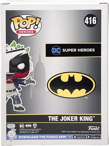 Vista 8 de DC Comics Figura de vinilo Funko POP Joker King
