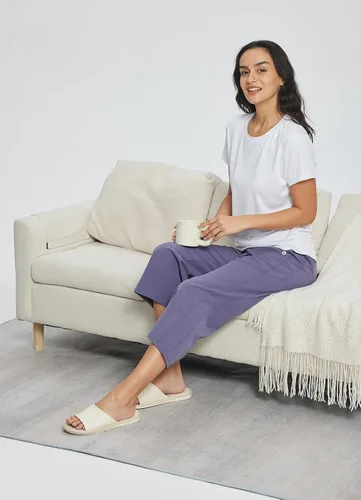 Vista 6 de BALEAF Pantalones capri de pierna ancha para mujer, pantalones holgados de secado rápido, bolsillos UPF50+ atléticos, casuales, entrenamiento, yoga