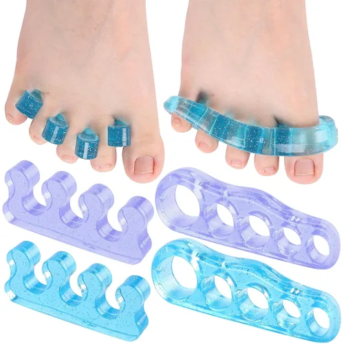 Vista 26 de Original ToePal Separador y enderezador de dedos, para dedos relajados, alivio del dolor de juanetes, dedo martillo y más, para hombres y mujeres