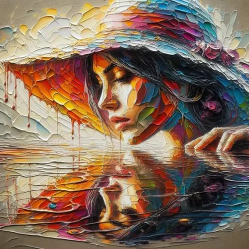 Vista 5 de Juego de pintura acrílica profesional, 12 colores de 0.4 fl oz/0.41 onzas líquidas tubos de pintura artística con 3 pinceles + paleta, pinturas
