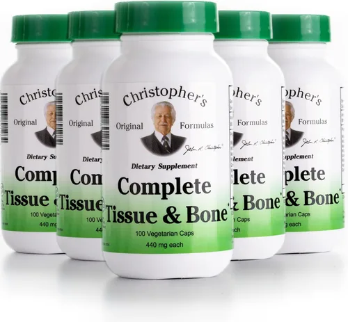 Vista 9 de Complemento dietético para tejidos y huesos completos de Dr Christopher, 100