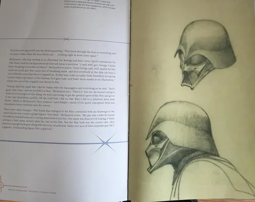 Vista 4 de Anakin Skywalker con libro de tapa dura Star Wars Masterpiece Edition