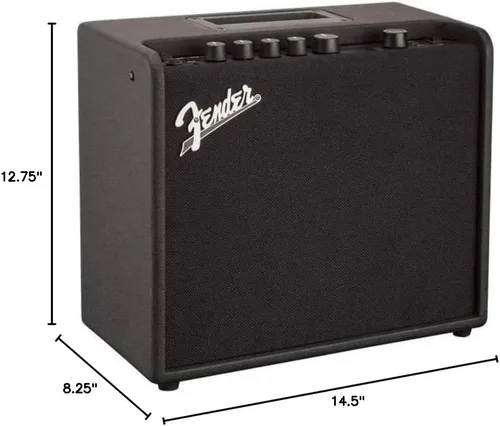 Vista 9 de Fender Mustang LT25 Amplificador de guitarra, amplificador combinado de 25 W, con 2 años de garantía, 30 efectos preestablecidos con interfaz