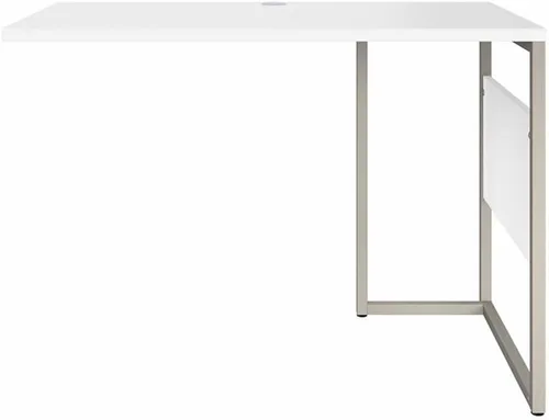 Vista 3 de Bush Business Furniture Hybrid 42 W x 24D Escritorio Return/Bridge en blanco