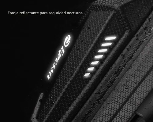 Vista 4 de Epessa Bolsa Universal para Scooter, Bolsa de Manillar de Scooter EVA, Bolsas Delanteras Impermeables para Scooters para Llevar Cargador