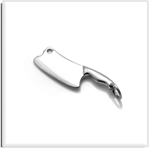 Vista 4 de Xusamss Collar de chef con colgante de acero de titanio clásico de moda, cadena de caja de 22 pulgadas, Ágata
