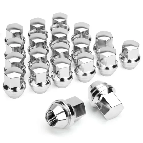 Vista 15 de Dynofit Tuercas de llanta OEM de 0.472 in x 1.5 para fusión 2005-2021, Escape 2001-2026, enfoque 2008-2018, tuercas de rueda de estilo de una pieza