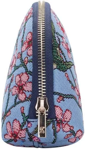 Vista 3 de Signare Bolsa de cosméticos para tapiz, bolsa de maquillaje para mujer con diseño floral Flor y tragar