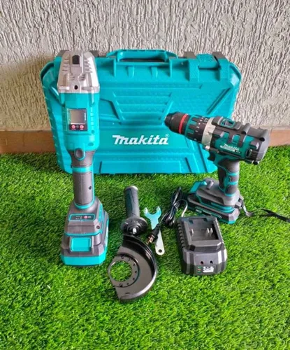 Vista 2 de Combo taladro y pulidora Makita inalámbrico