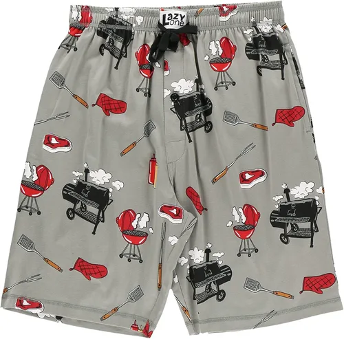 Vista 27 de Lazy One - Pantalones cortos de pijama para hombre, ropa de dormir