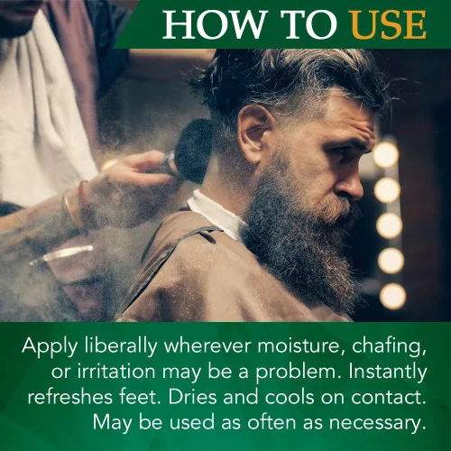 Vista 5 de Clubman Reserve Whiskey Woods Finest Powder - Polvo corporal clásico para hombres, control de humedad y olor, aroma a madera de whisky de barbería