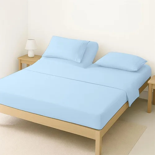 Vista 16 de ARlinen Juego de sábanas divididas tamaño Queen, 5 piezas, 100% algodón egipcio, bolsillo profundo de 16 pulgadas, ropa de cama suave de lujo