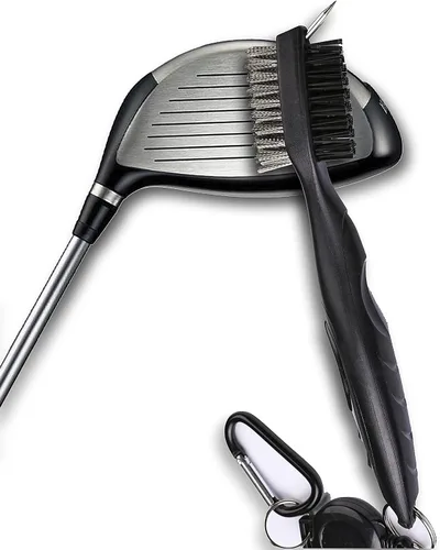 Vista 6 de Toallas de Golf, Toalla de Golf de Microfibra con Patrón Waffle Tri-fold - Kit de Herramientas de Cepillo con Limpiador de Ranuras del Club, con 2