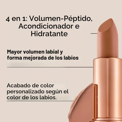 Vista 2 de M. Asam Lápiz labial satinado Magic Finish (0.14 onzas) en tono avellana Avellana Cielo