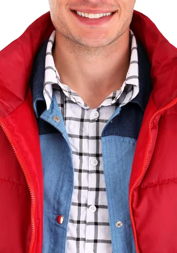 Vista 8 de Disfraz de Marty McFly de la película Volver al futuro, 2x, Rojo