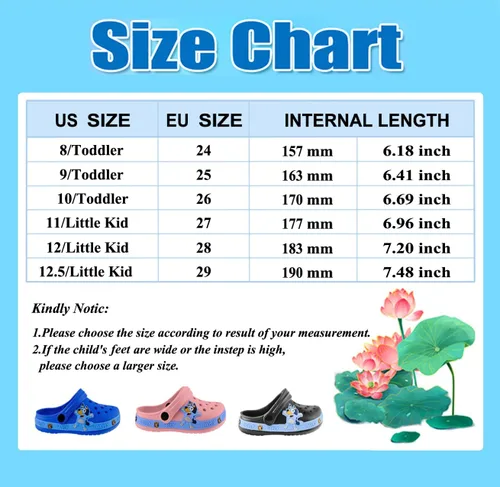 Vista 6 de Clearight Zuecos de jardín para niños, zapatos unisex para niños pequeños, zapatos sin cordones para niños, sandalias de ducha de agua, playa