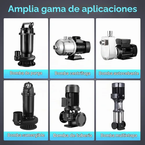 Vista 9 de Caja de control de bomba de pozo de 2 HP, monofásico de 220V, 2