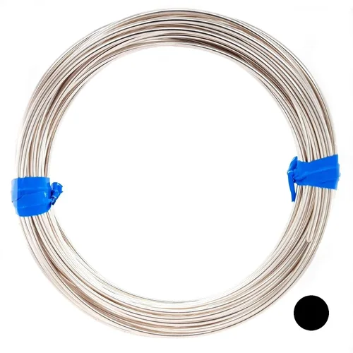 Vista 8 de CRAFT WIRE Calibre 6, alambre de plata de ley 925 (redondo) extremadamente suave hecho en EE. UU. - 15 cm Sterling Silver Wire for Jewelry Making