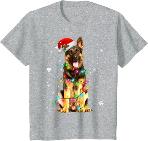 Vista 47 de Suéter de Navidad para perros de pastor alemán, suéter de Navidad para regalos de perros, Negro, S