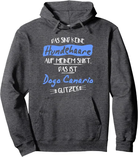 Vista 5 de These are not dog hair. This is Dogo Canario glitter Pullover Hoodie