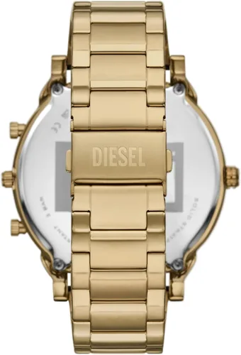 Vista 2 de Diesel Mr. Daddy 2.0 - Reloj de hombre con cronógrafo de tamaño extra grande y correa de acero inoxidable, silicona o cuero