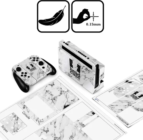 Vista 7 de Head Case Designs Officially Licensed Superman DC Comics Collage Logos and Comic Book Vinyl Sticker Gaming Skin Decal Cover Compatible with Nintendo