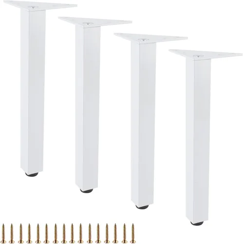 Vista 13 de Geesatis Patas de mesa ajustables resistentes de 10 pulgadas, 4 patas Negro