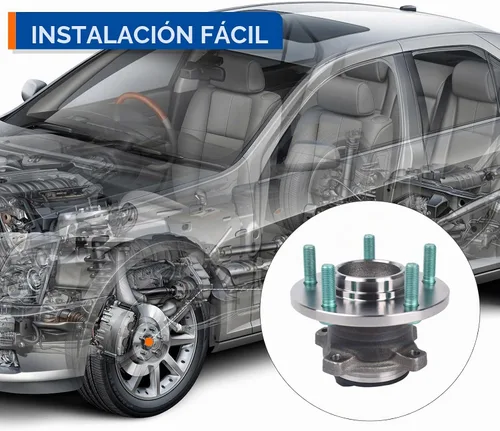 Vista 3 de PAROD 512347 Conjunto de rodamiento de cubo de rueda trasera compatible con Mazda 3 2004-2013, Mazda 3 Sport 2009-2013, Mazda 5 2006-2017, 5