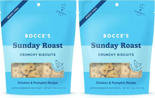 Vista 11 de Bocce's Bakery Bac'n Nutty Flavor Crunchy Biscuits - Golosinas para perros