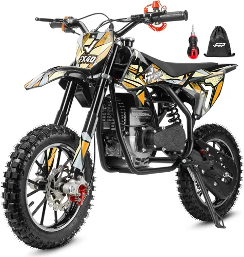 Vista 10 de FRP FX40 - Bicicleta de motocross a gas para adolescentes, 40 cc, 4 tiempos Púrpura