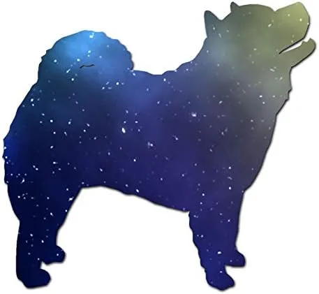 Vista 10 de Chow Chow Dog Breed - Adhesivo de vinilo de 4 x 3.75 pulgadas, color negro