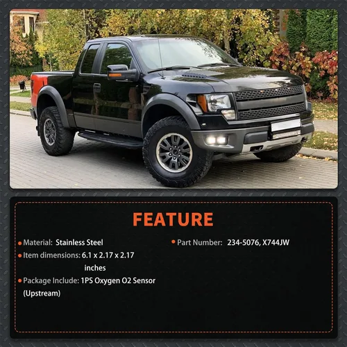 Vista 4 de labwork Sensor de oxígeno O2 Sensor Upstream Reemplazo para Ford F150 3.5L 2011-2015 234-5076 X744JW