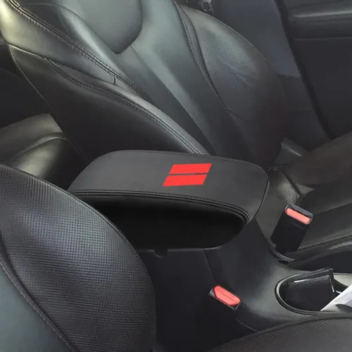 Vista 5 de INTGET Para Dodge Dart Centro Consola Cubierta 2016 2015 2014 2013 Cuero Consola Tapa Protector Coche Central Apoyabrazos Cubierta para Dodge Dart